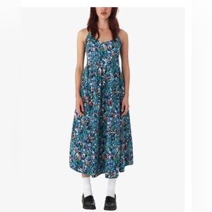 Obey Multicolor Floral Midi Dress—stunning!